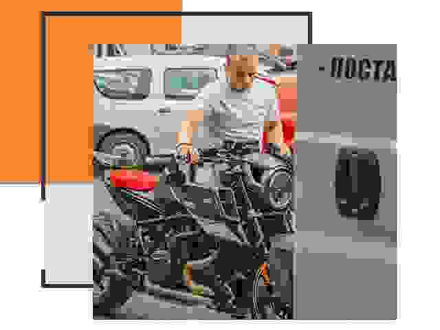 Перевозка мотоцикла по России - Услуги Перевозка-Пшр